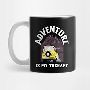 adventure is my therapy Mug